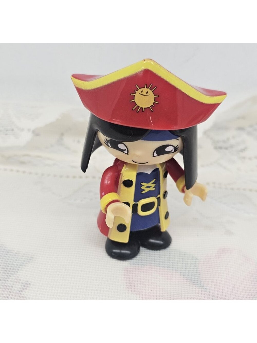 HTF Ryan's World Pirate Captain Alpha Lexa 3" Toy Figure Bonkers Toys Loose